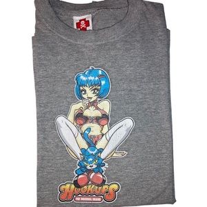 Hook-Ups Skateboards Miss Kitty T-Shirt Extra Large XL Jeremy Klein Vintage